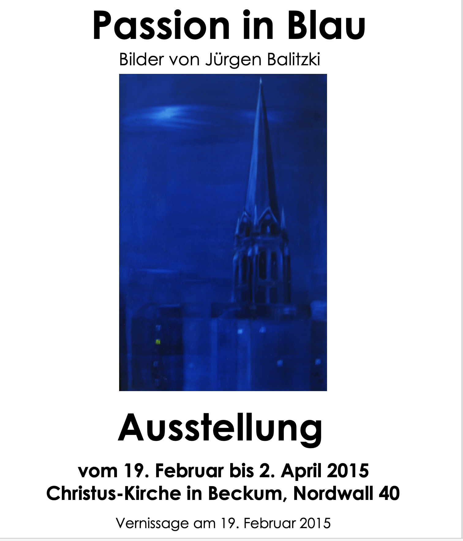 Passion in Blau (Beckum 2015)